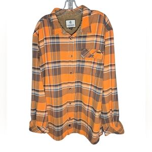 Legendary Whitetail Men's Flannel Shirt, Corduroy Accents, Tall, 2XT
